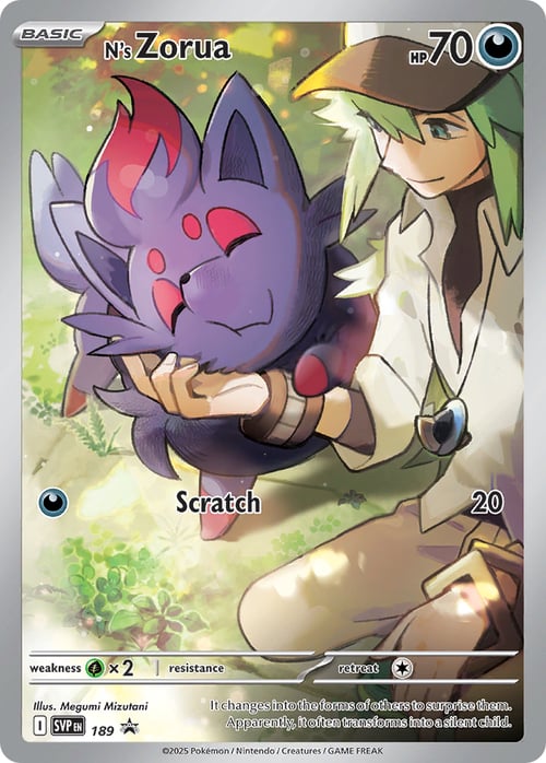 N's Zorua Card Front