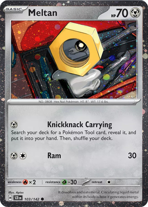 Meltan Card Front
