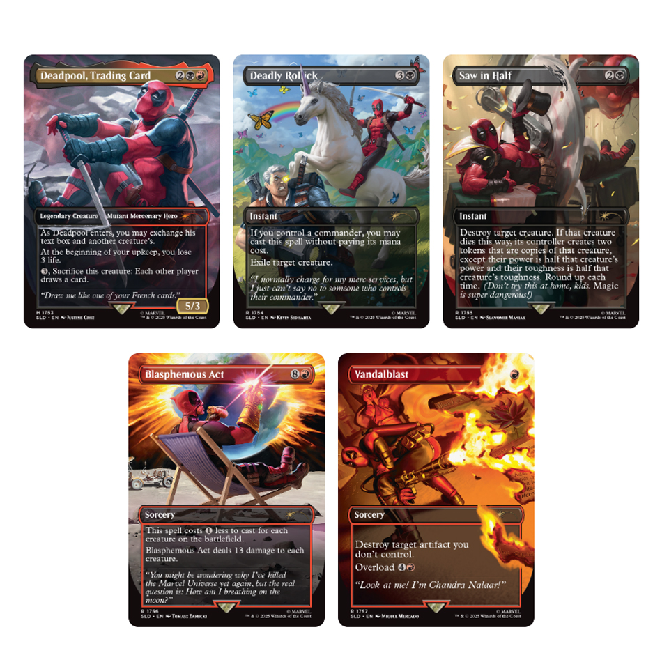 Secret Lair Drop Series: Marvel Superdrop: Secret Lair x Marvel's Deadpool Set