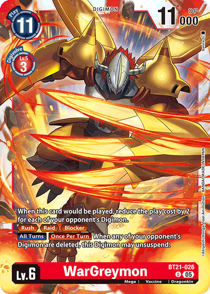 WarGreymon Card Front