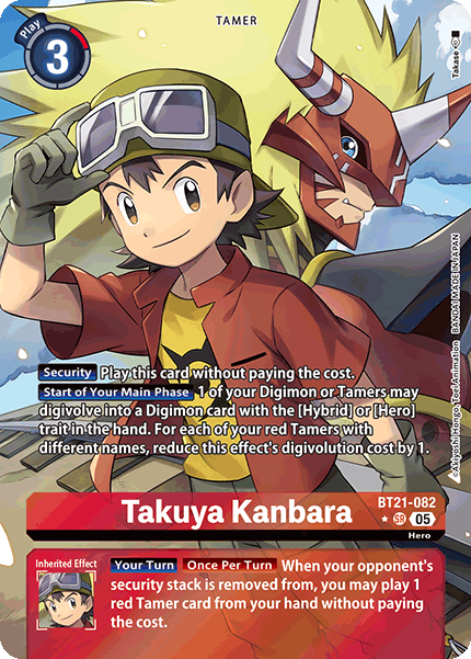 Takuya Kanbara Card Front
