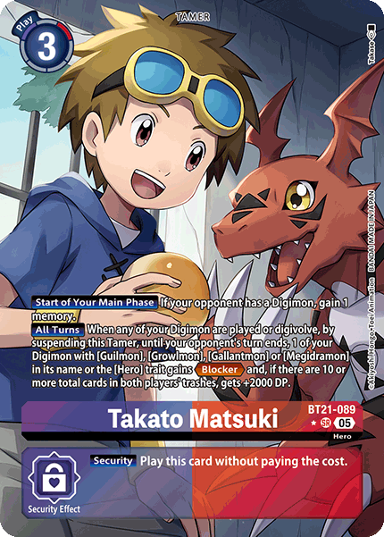 Takato Matsuki Card Front