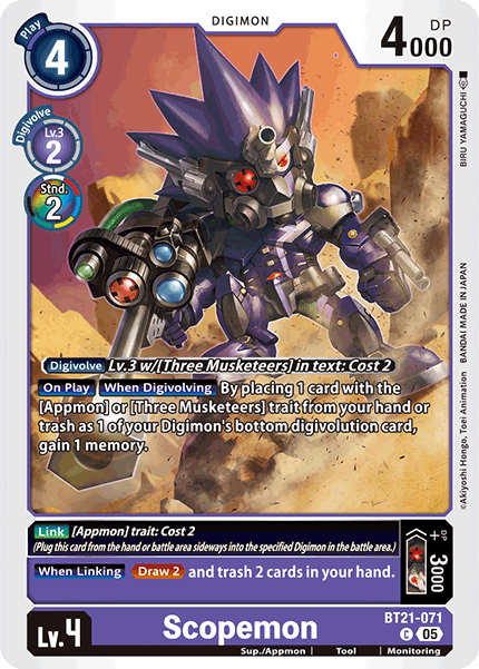 Scopemon Card Front