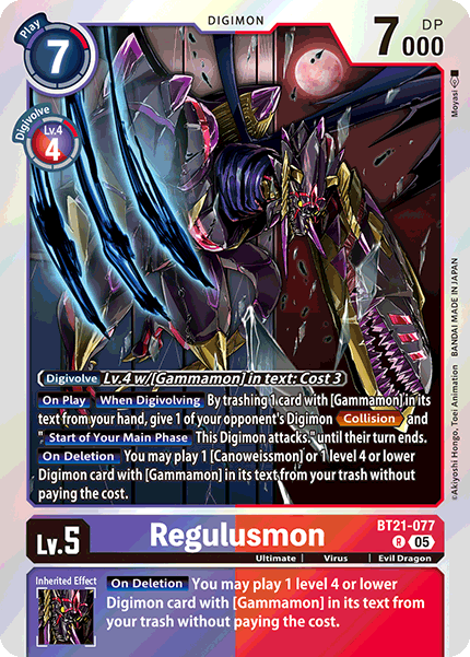 Regulusmon Card Front