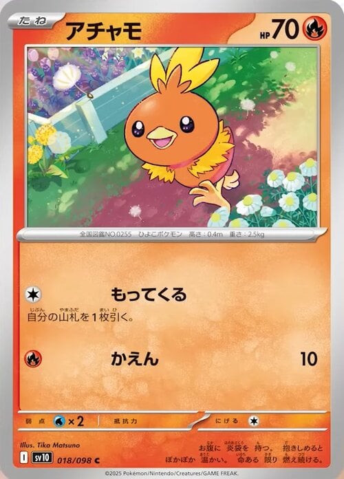 Torchic Card Front