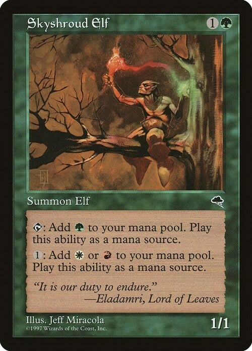 Elfo di Cielsudario Card Front