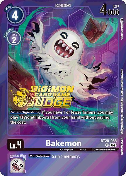 Bakemon Card Front