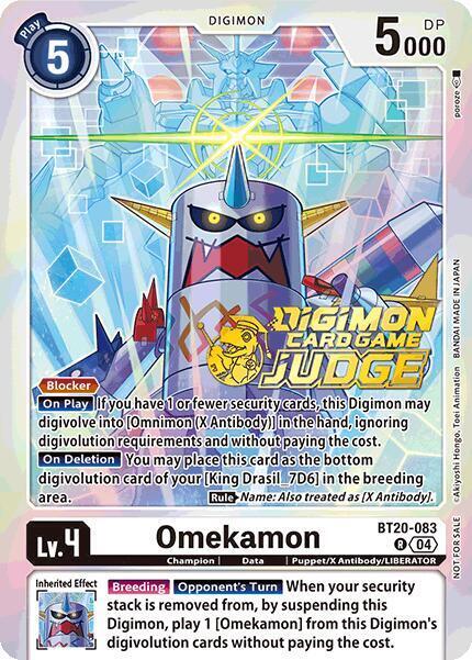 Omekamon Card Front