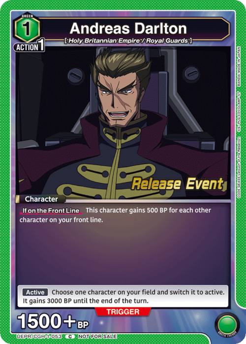 Andreas Darlton Card Front