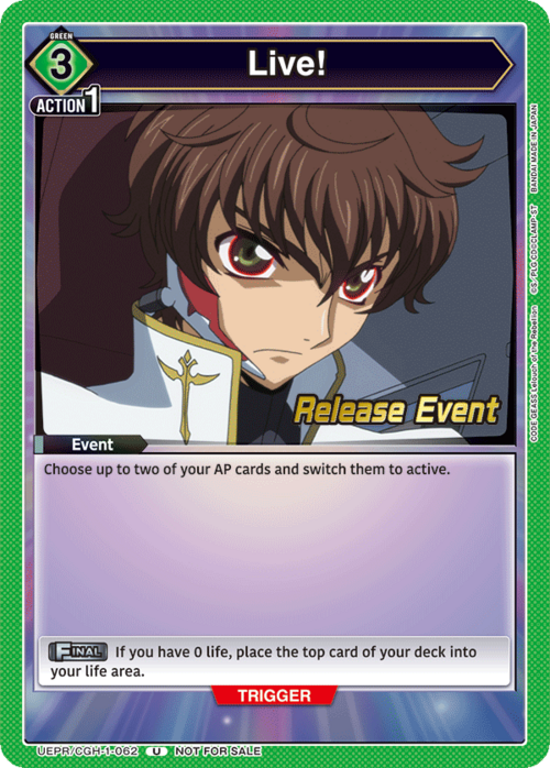 Live! Card Front