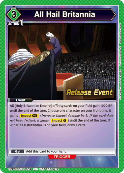 All Hail Britannia Card Front