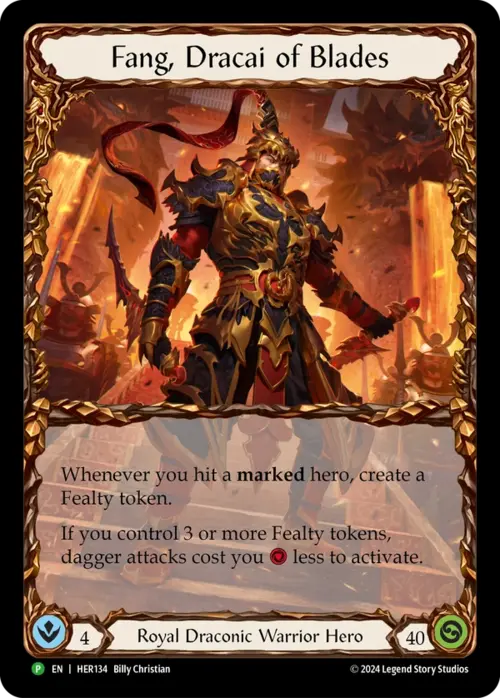 Fang, Dracai of Blades Card Front