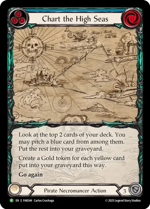 Chart the High Seas Card Front