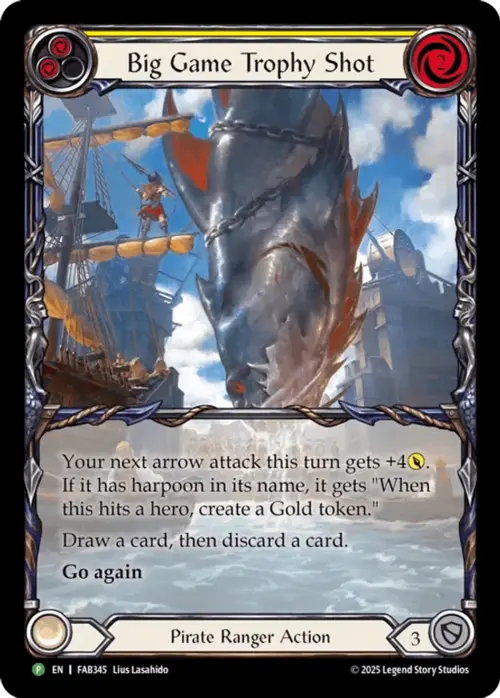 Big Game Trophy Shot Card Front