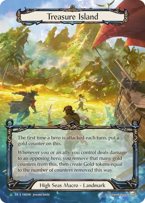 Treasure Island Card Front
