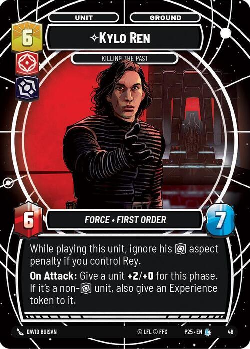 Kylo Ren, Killing the Past Card Front