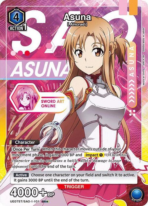 Asuna Card Front