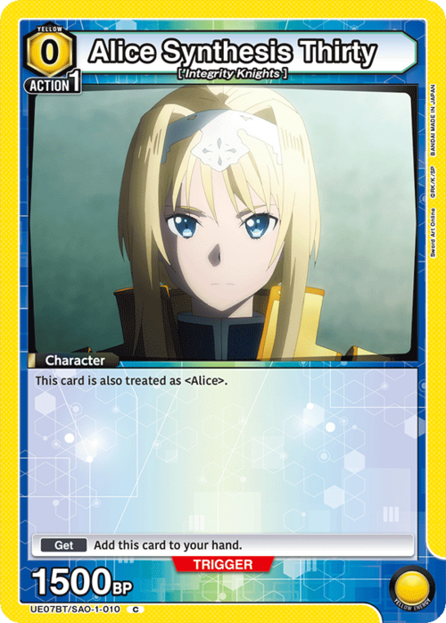 Alice Synthesis Thirty Card Front