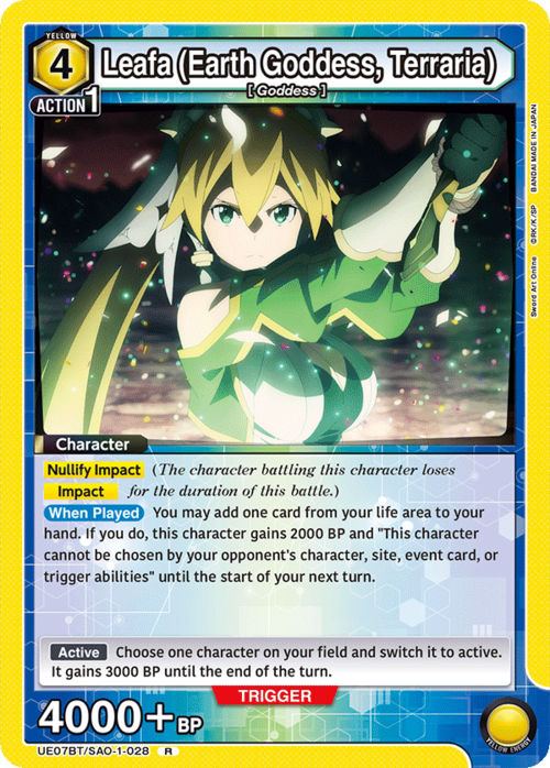 Leafa (Earth Goddess, Terraria) Card Front