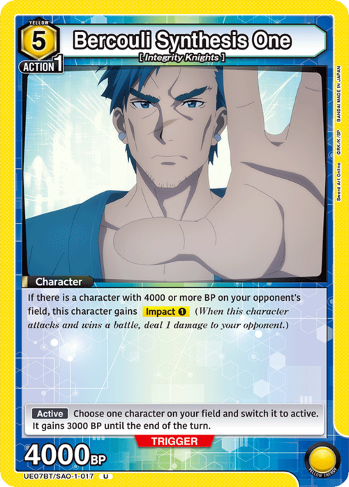 Bercouli Synthesis One Card Front