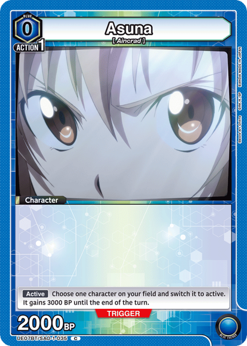 Asuna Card Front