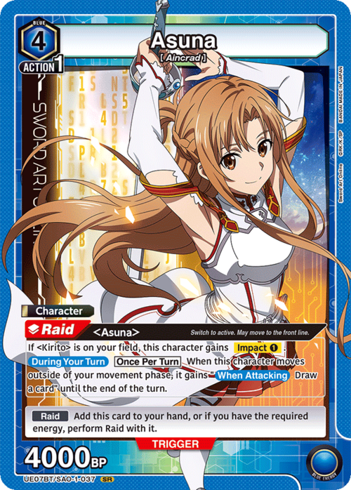 Asuna Card Front