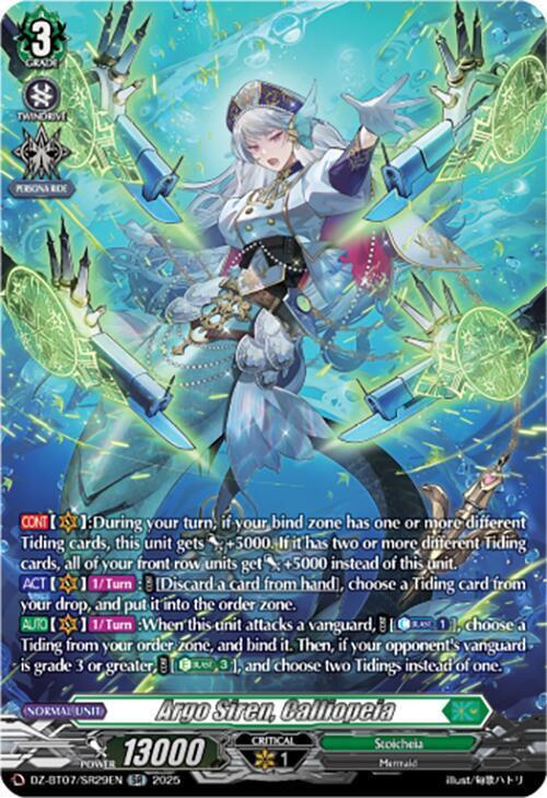 Argo Siren, Calliopeia Card Front