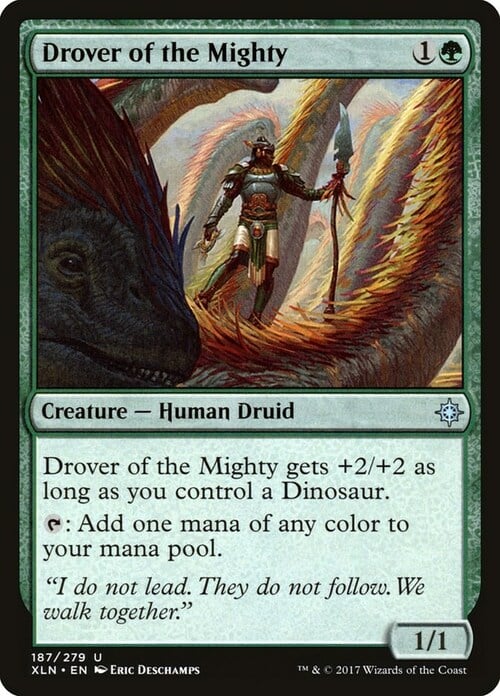 Drover of the Mighty Card Front