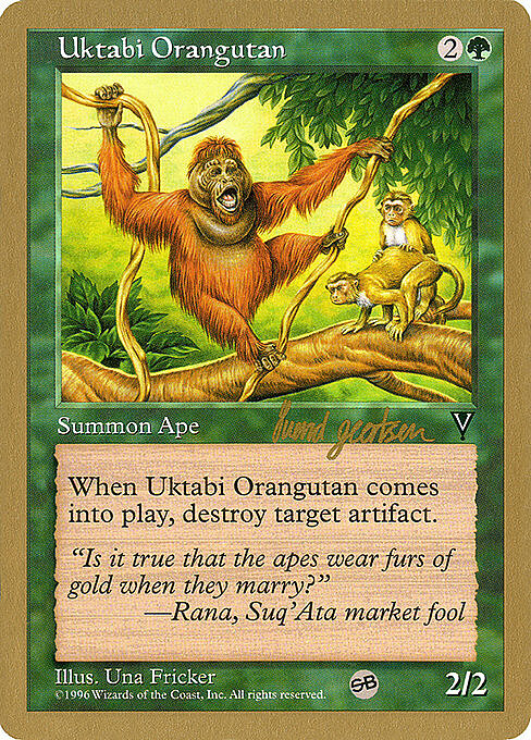 Orango di Uktabi Card Front