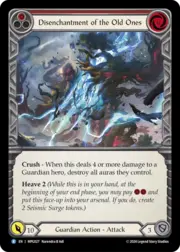 Disenchantment of the Old Ones