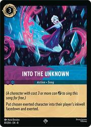 Into the Unknown