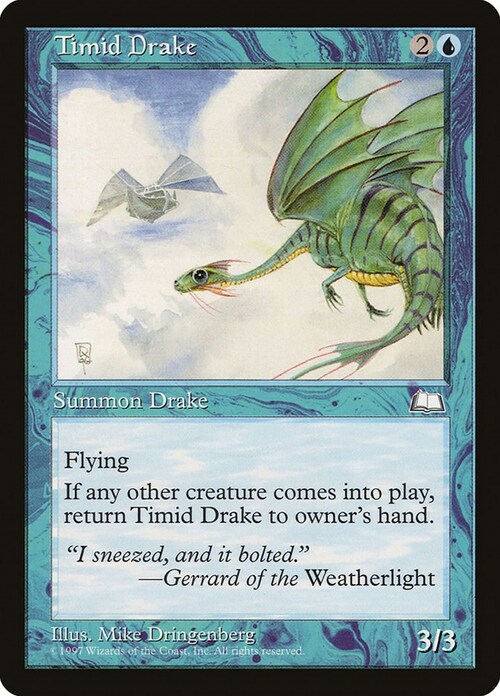 Draghetto Timido Card Front