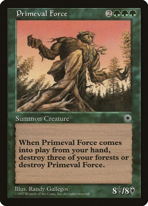 Forza Primordiale Card Front