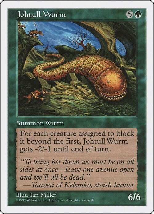 Wurm di Johtull Card Front