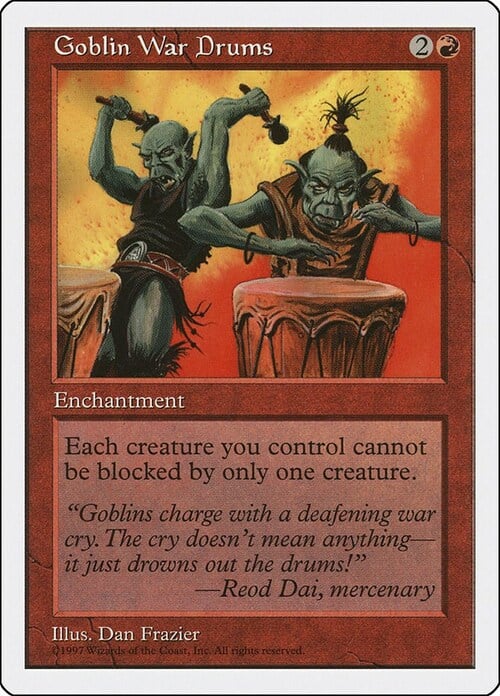 Tamburi di Guerra dei Goblin Card Front