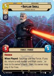 Baylan Skoll - Enigmatic Master