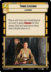 Three Lessons