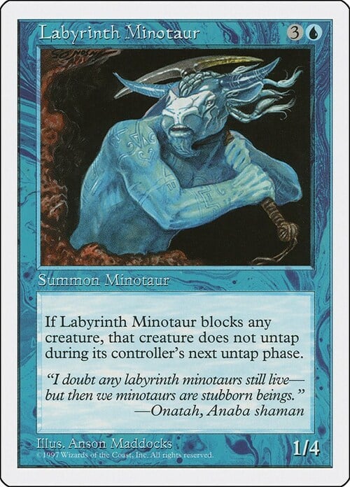 Minotauro del Labirinto Card Front