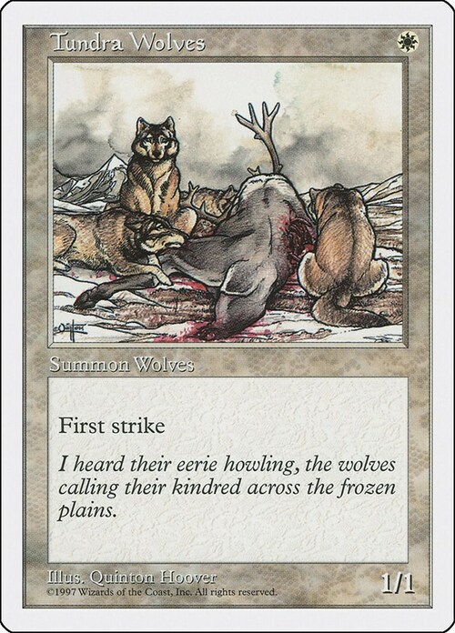 Lobos de la tundra Fifth Edition | Magic | CardTrader