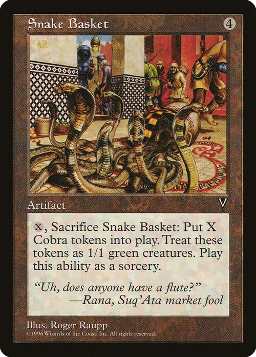 Cesta di Serpenti Card Front