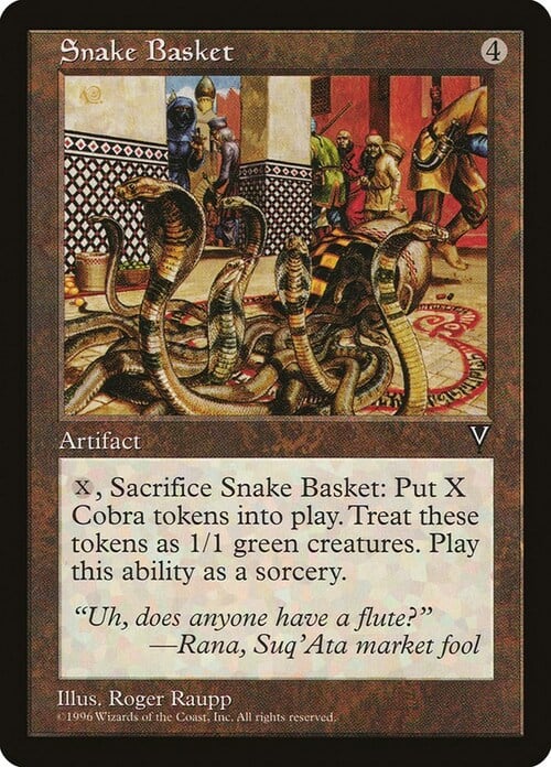 Snake Basket Card Front