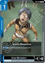 Kai's Resolve