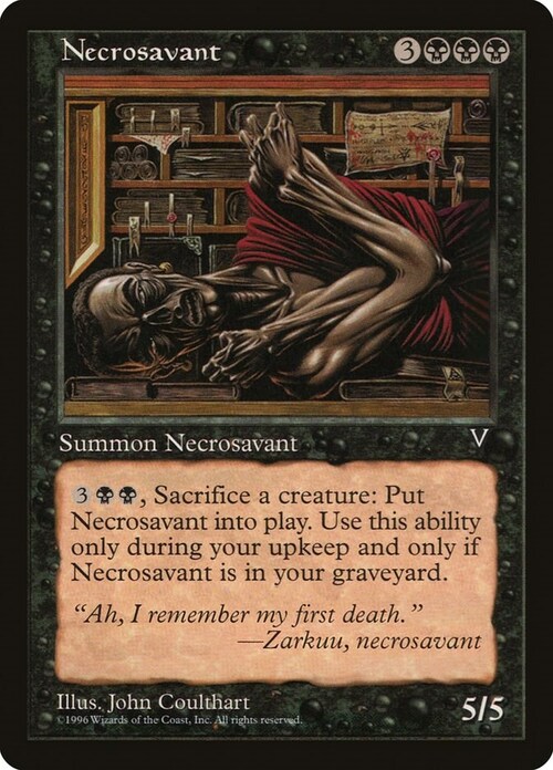 Esperto di Necromanzia Card Front
