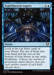 Experimental Augury