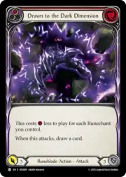 Drawn to the Dark Dimension - Red
