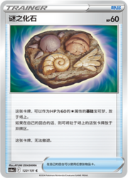 Unidentified Fossil