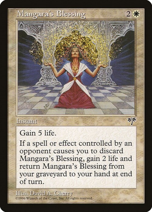 Mangara's Blessing Card Front