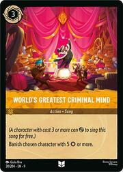 World's Greatest Criminal Mind