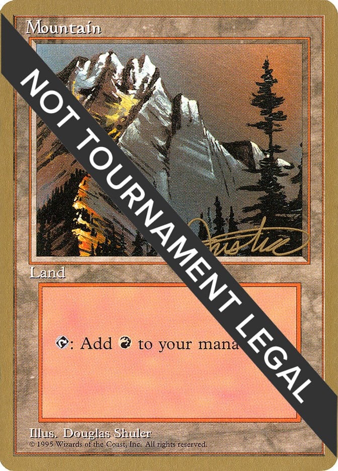 Mountain (br344) (Ben Rubin) [World Championship Decks 1998]