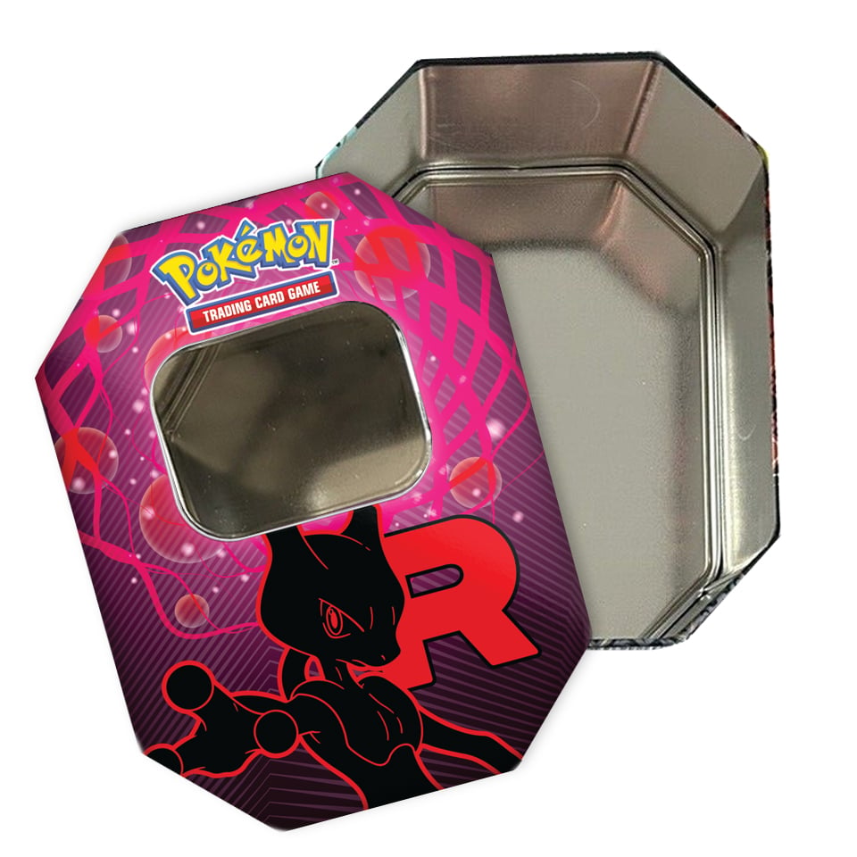 Empty Team Rocket's Mewtwo ex Tin